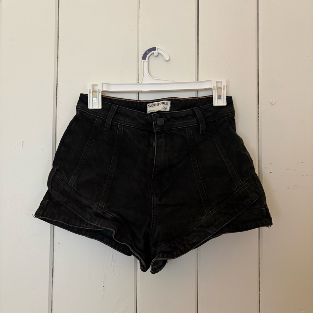 Free people High Waist Black Shorts